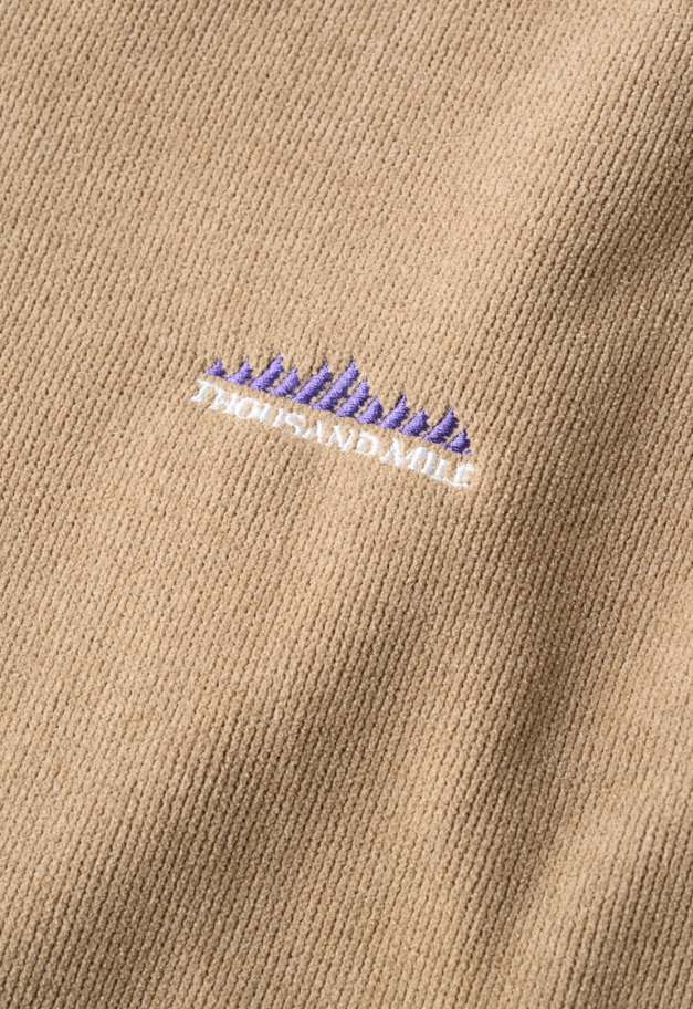 THOUSANDMILE KNIT FLEECE ZIP CARDIGAN