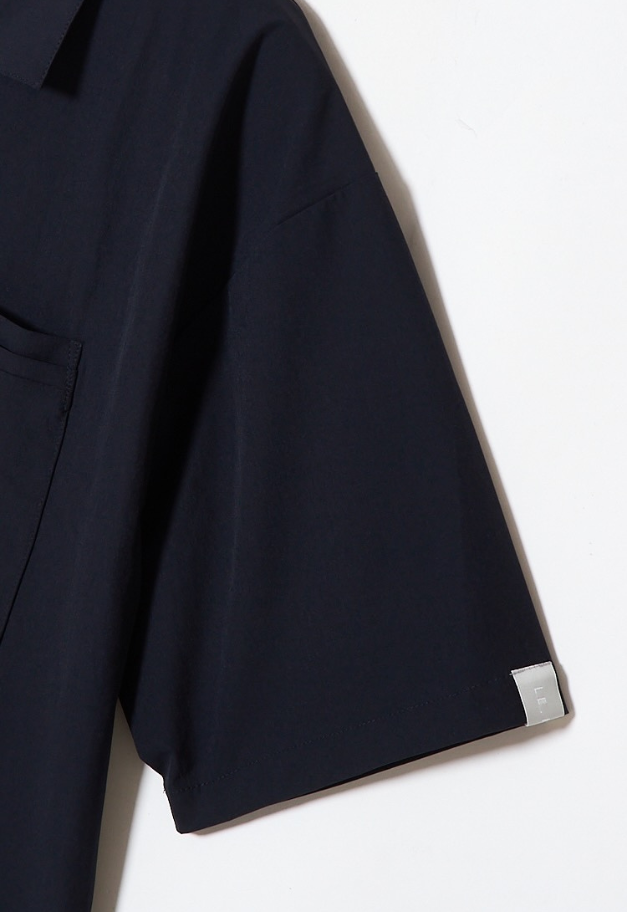 LE.NAN Mens Relax Open Collar Shirt
