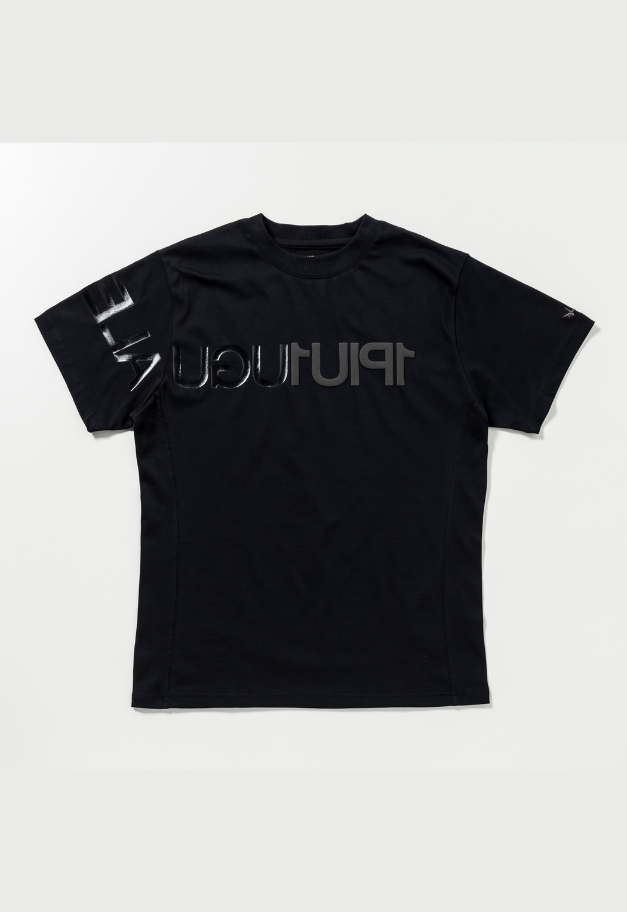 1PIU1UGUALE3 RELAX BIG LOGO INVERTED T-SHIRT