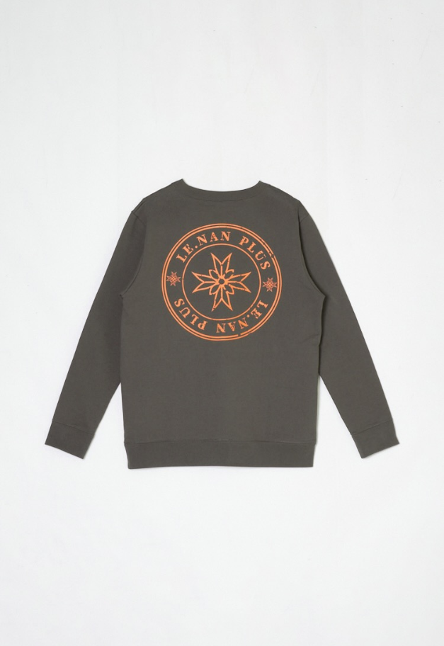 LE.NAN HEAVYWEIGHT CREW-NECK