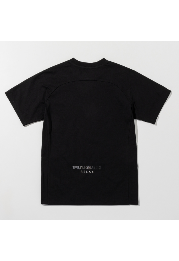 1PIU1UGUALE3 RELAX【MICKEY】 GRADIENT RHINESTONE T-SHIRT
