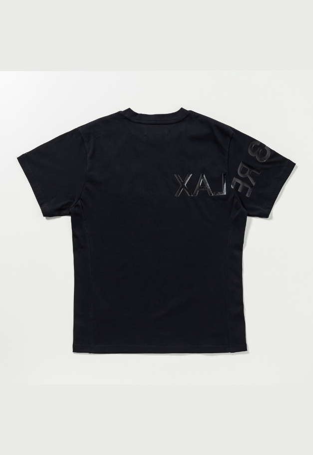 1PIU1UGUALE3 RELAX BIG LOGO INVERTED T-SHIRT