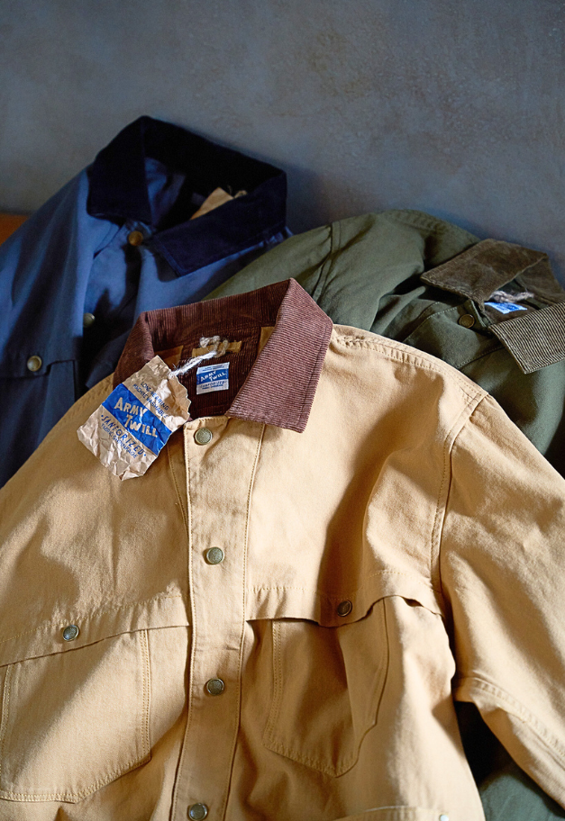 ARMY TWILL DUCK LOGGER JACKET