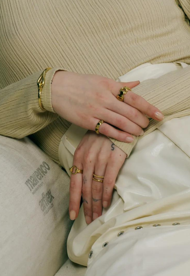 Scat "Chain" link ring【GOLD】