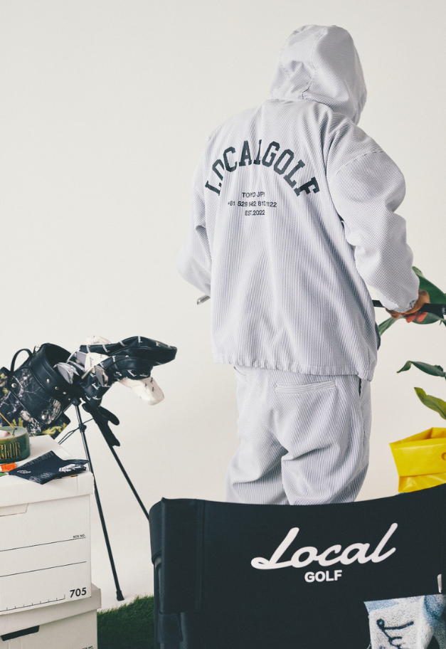 Local GOLF BD Arch Seersucker Anorak JK