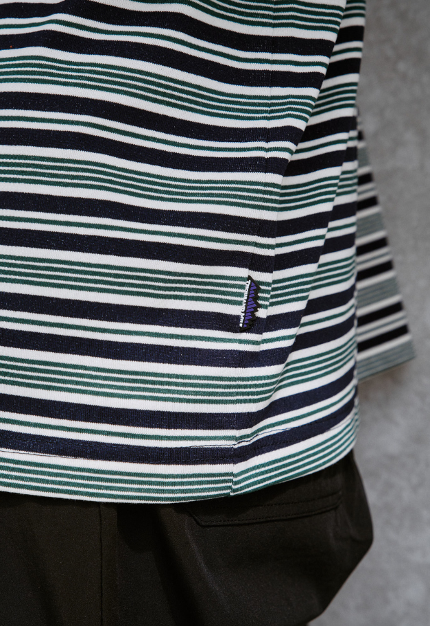 THOUSANDMILE LONG SLEEVE T BORDER
