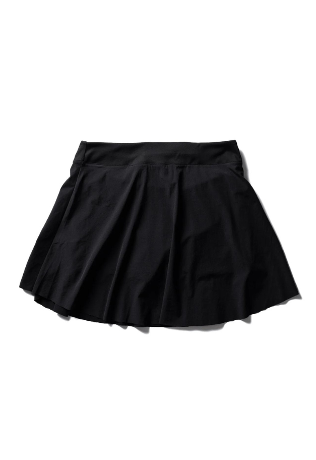 Local GOLF Stretch Nylon Golf SKIRT 【BLACK】