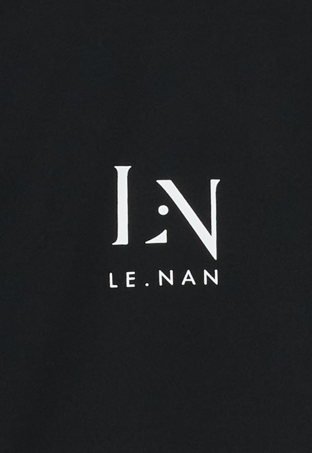 LE.NAN Logo Tape Mock-neck Side line【UNISEX】