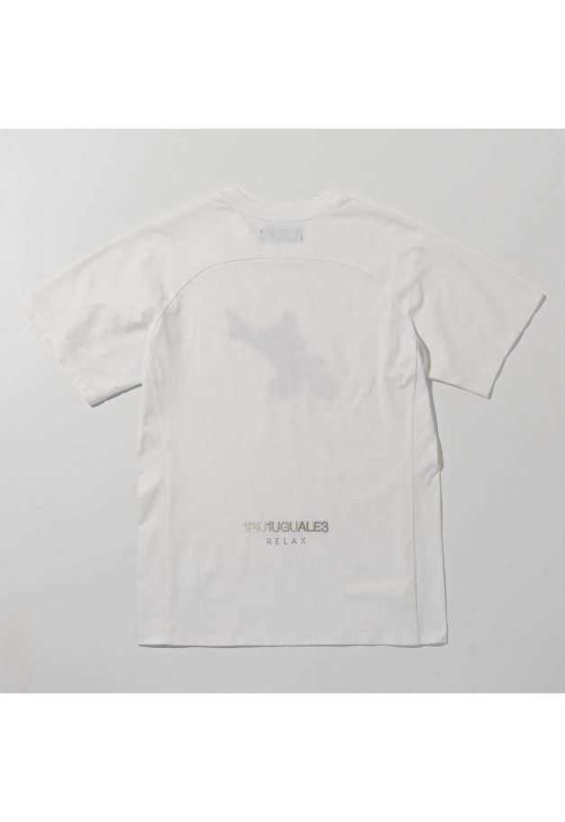 1PIU1UGUALE3 RELAX【MICKEY】 GRADIENT EMBROIDERED T-SHIRT