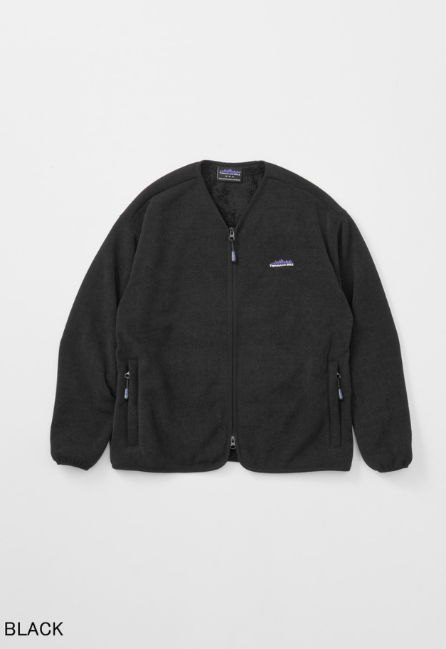 THOUSANDMILE KNIT FLEECE ZIP CARDIGAN