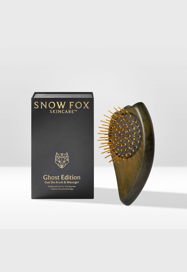 SNOW FOX SKINCARE【RESTOCK】 プレミアム FOX カッサ ゴースト ヘアブラシ ブラック