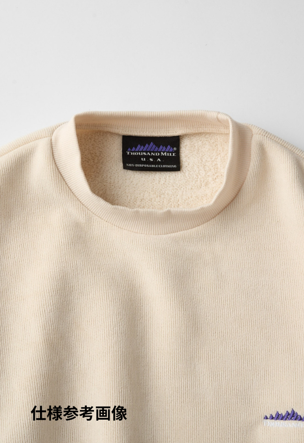 THOUSANDMILE KNIT FLEECE CREW NECK PULLOVER