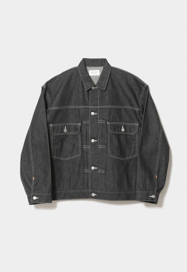 beautiful people selvedge denim square big blouson