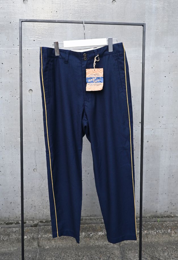 ARMY TWILL TR PARADE PANTS【残りNAVY M1点/BLACK 各1点】