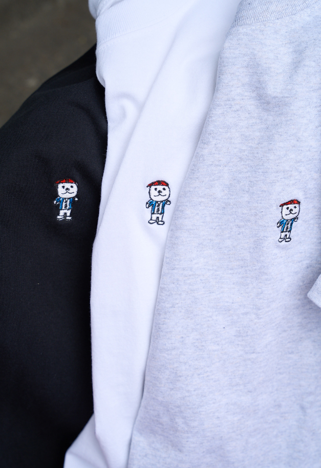 pocotan 【別注/RESTOCK】RUSSELL ATHLETIC ポコたん刺繍Tシャツ