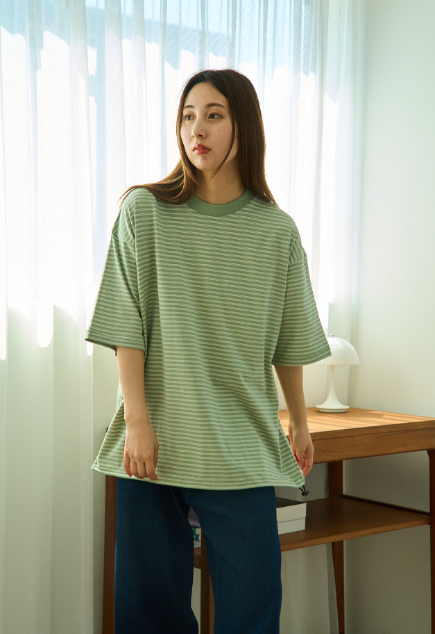 Healthknit Classic Border Jersey Crew