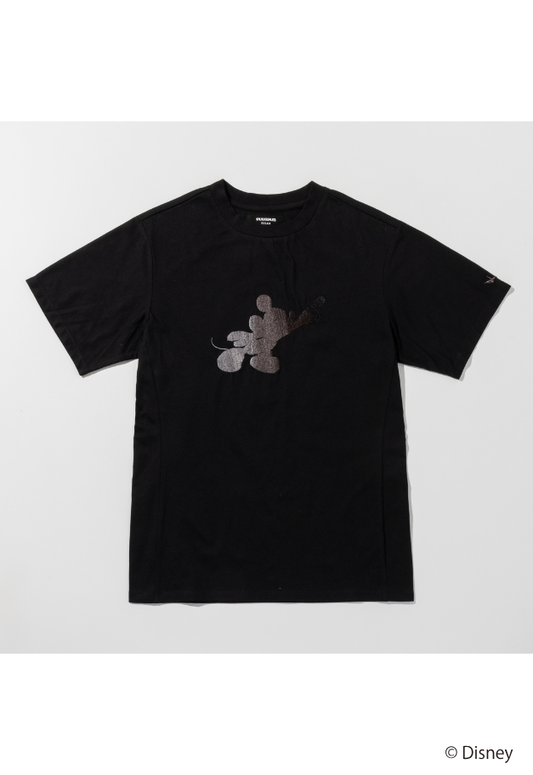 1PIU1UGUALE3 RELAX【MICKEY】 GRADIENT EMBROIDERED T-SHIRT