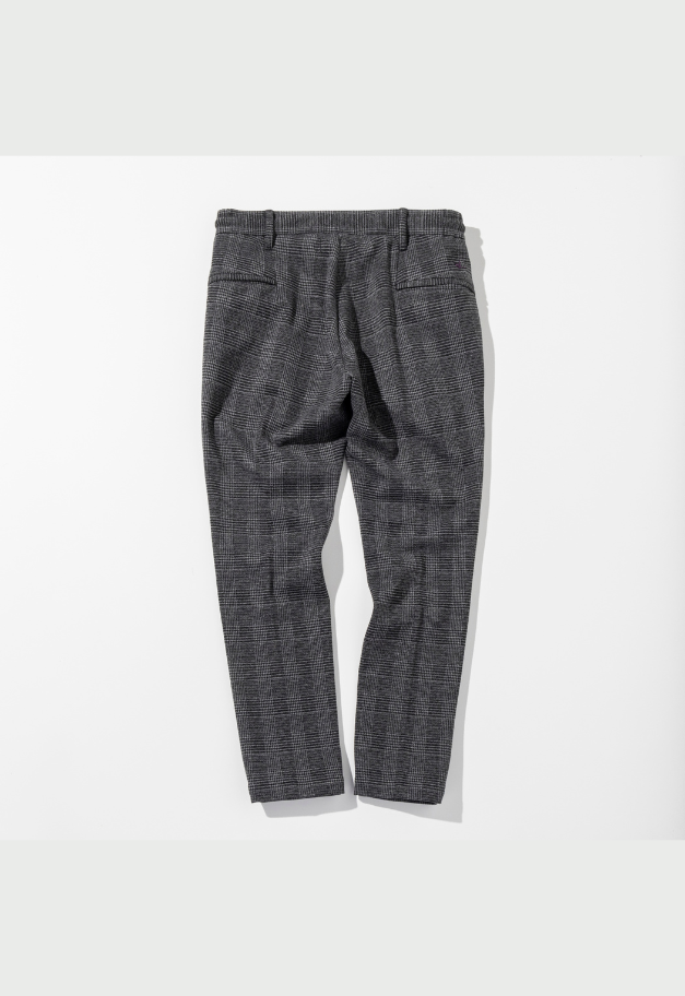 1PIU1UGUALE3 RELAX GLEN CHECK SLACKS【予約商品】