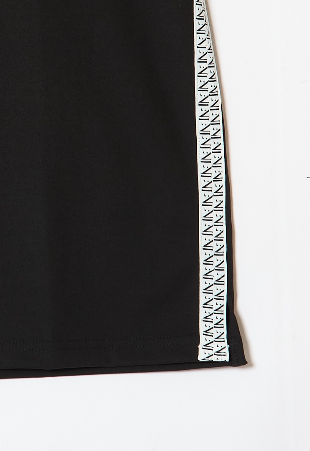 LE.NAN Logo Tape Mock-neck Side line【UNISEX】