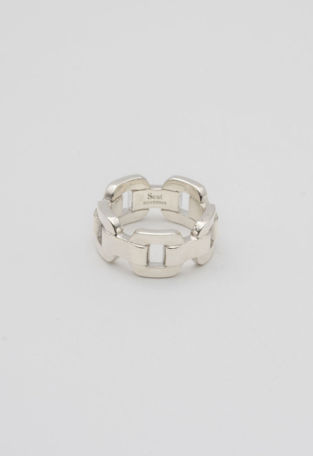 Scat "Chain" link ring【SILVER】