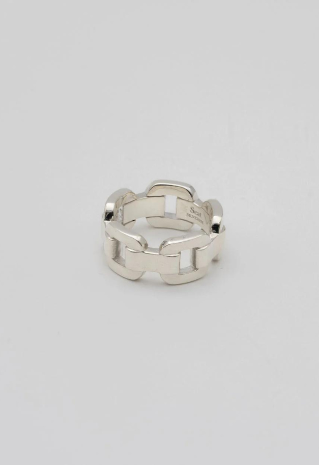 Scat "Chain" link ring【SILVER】