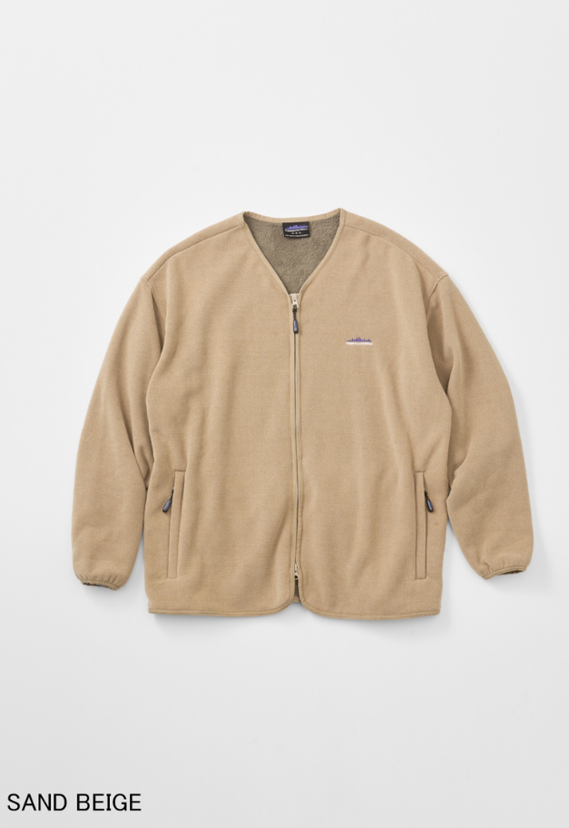 THOUSANDMILE KNIT FLEECE ZIP CARDIGAN