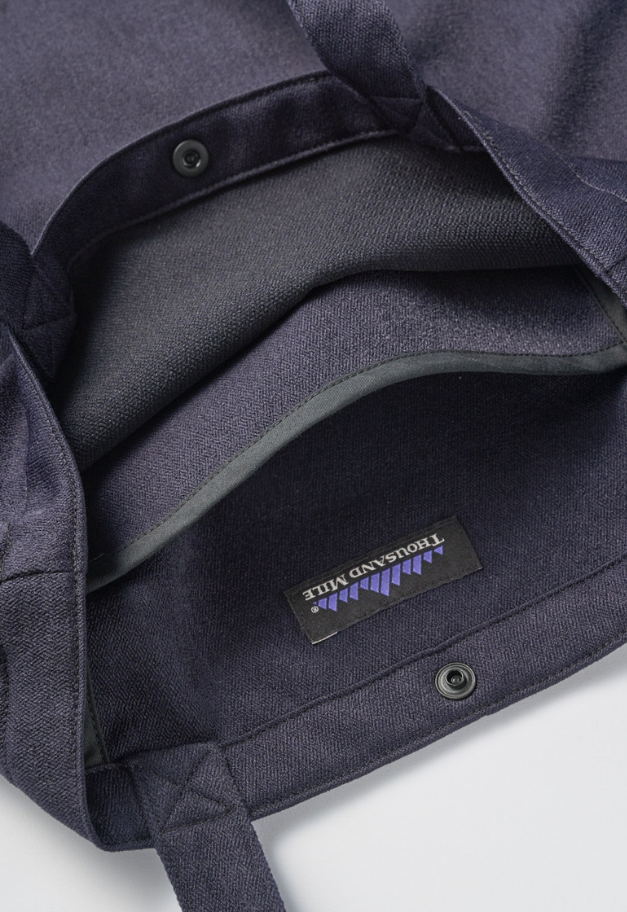 THOUSANDMILE WOOL LIKE ZIP BLOUSON&PT&BAG SET UP