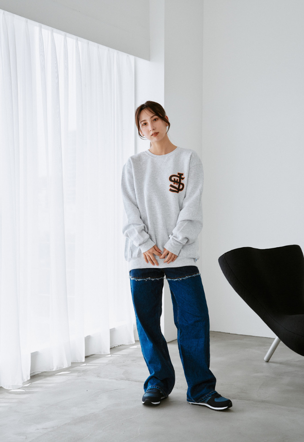 RUSSELL ATHLETIC Russel*Jackson Matisse "JSM Letter" Dri-Power Sweat Shirt