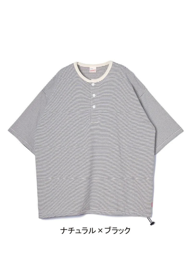 Healthknit Narrow Border Jersey Henley