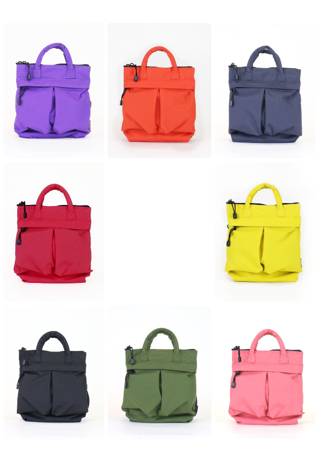 SML 【COLOR-N】HELMET BAG SS 【残りWINE/YELLOW/NAVY 各1点】
