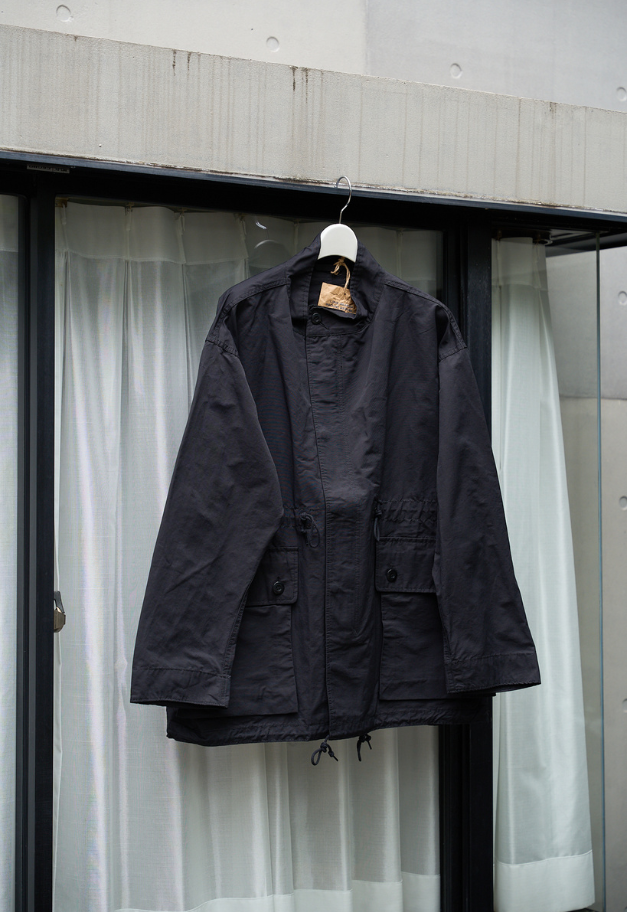 ARMY TWILL COTTON NYLON STAND COAT