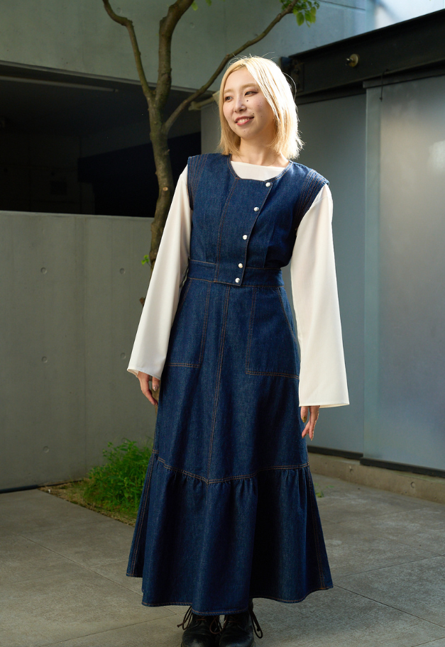 micofill デニムジャンスカ【2024/7月クールドラマ着用商品】