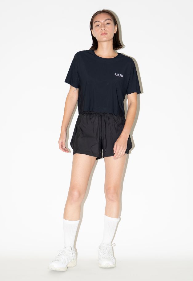 &MOSS 【クーポン割引】SMOOTH TOUCH CROPPED T-SHIRTS