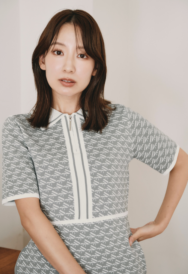 LE.NAN Logo zip one-piece