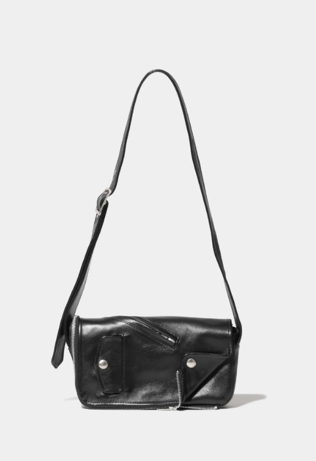 beautiful people excerption riders flap shoulder bag