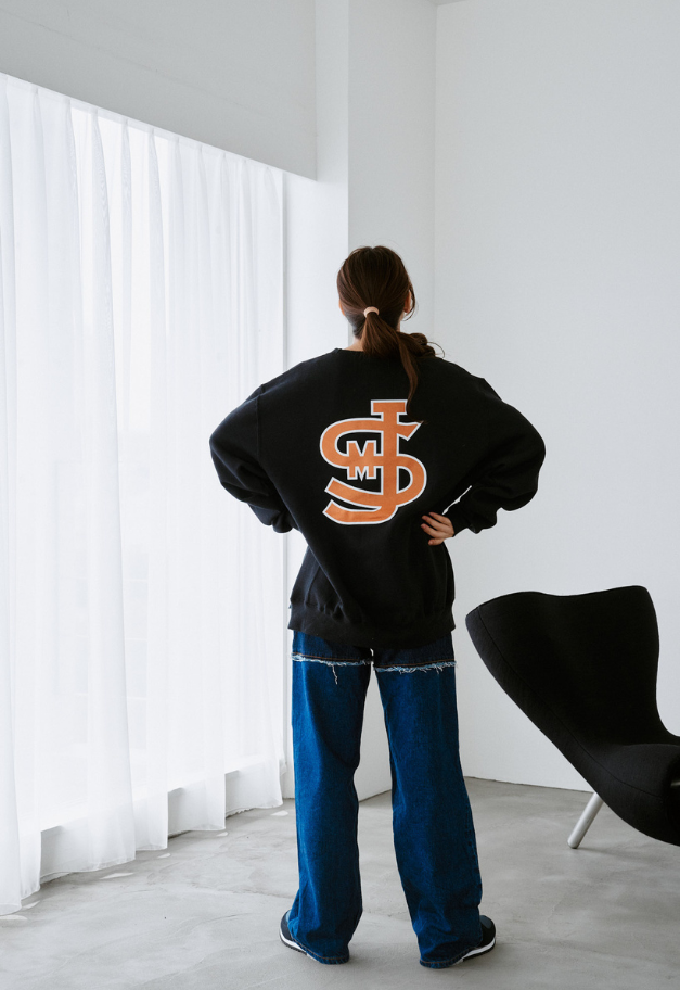 RUSSELL ATHLETIC Russel*Jackson Matisse "JSM Letter" Dri-Power Sweat Shirt