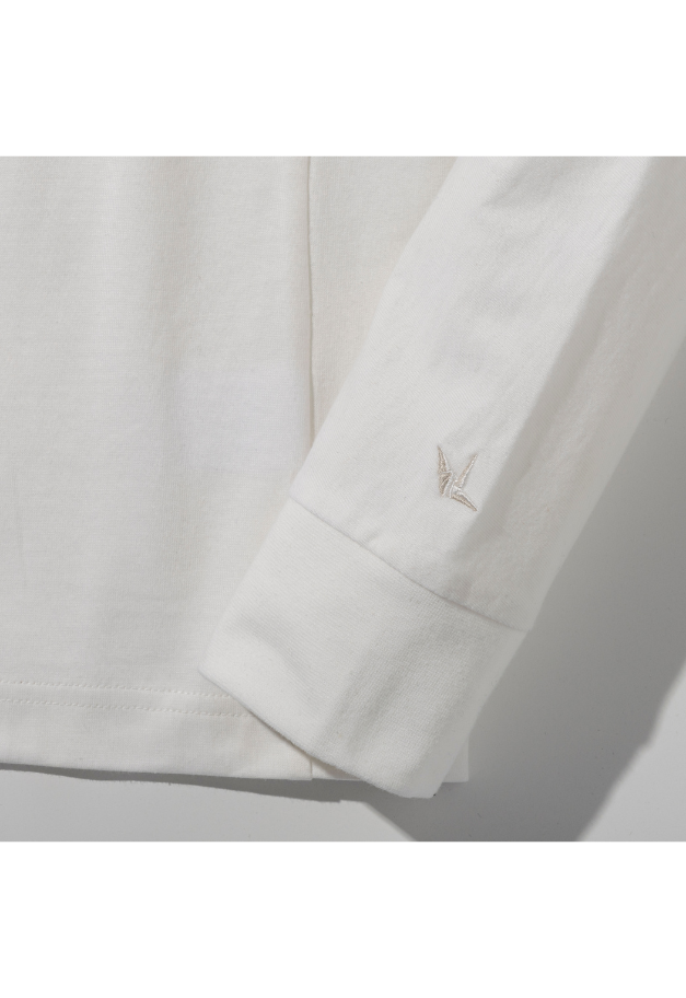 1PIU1UGUALE3 RELAX【MICKEY】 GRADIENT EMBROIDERED LONG SLEEVE T-SHIRT