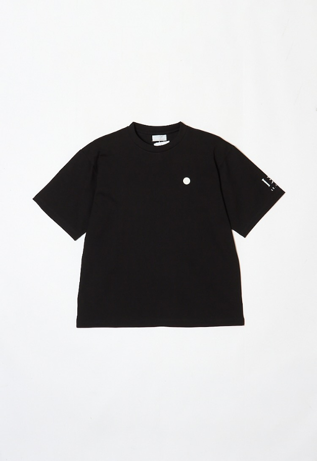 LE.NAN Short Sleeve Silicone Logo&Sleeve Print T-shirt