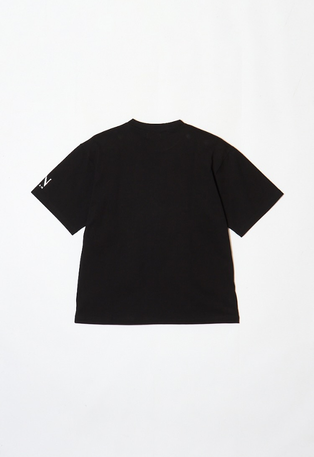 LE.NAN Short Sleeve Silicone Logo&Sleeve Print T-shirt