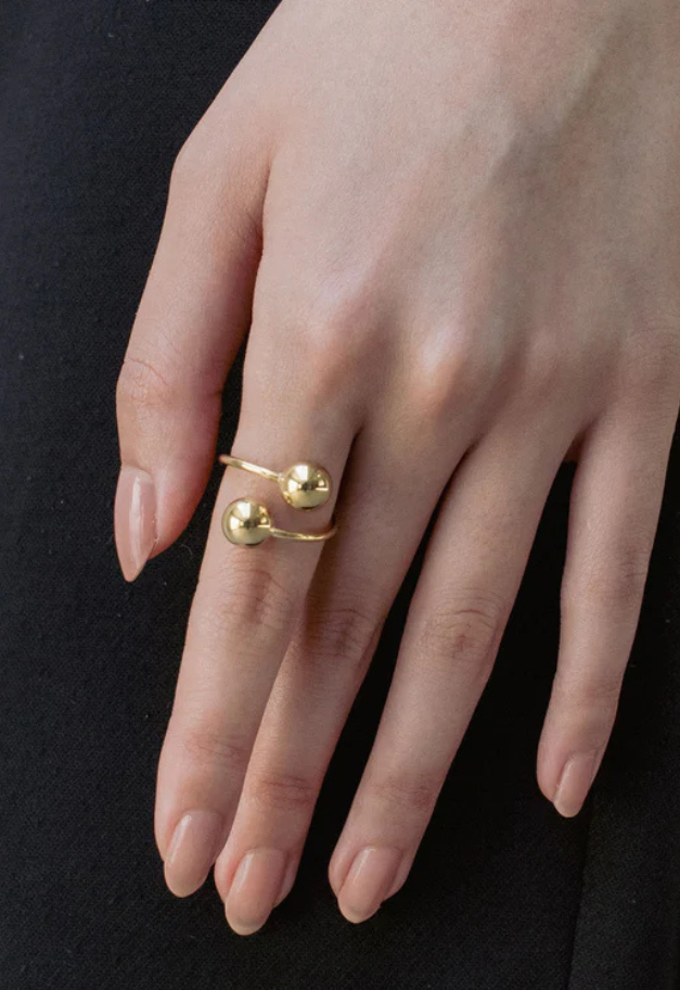 Scat "Ball" ring【GOLD】