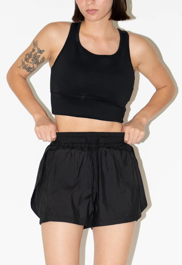 &MOSS 【クーポン割引】LAYARED ACTIVE SHORTS【残S 1点】