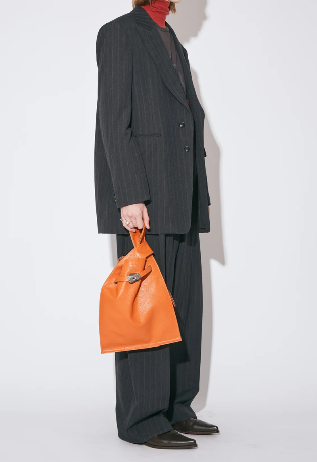 beautiful people large market bag in shrink leather