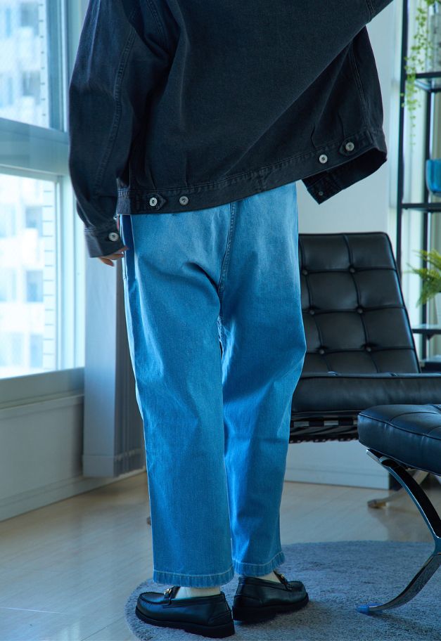 Gramicci STRETCH DENIM LOOSE TAPERED PANT