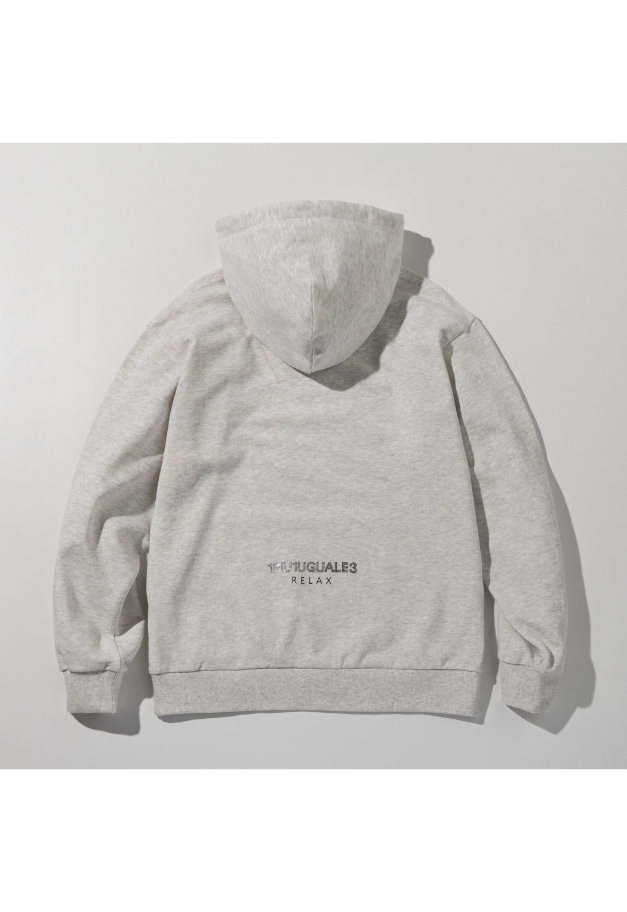 1PIU1UGUALE3 RELAX【MICKEY】 GRADIENT RHINESTONE HOODIE