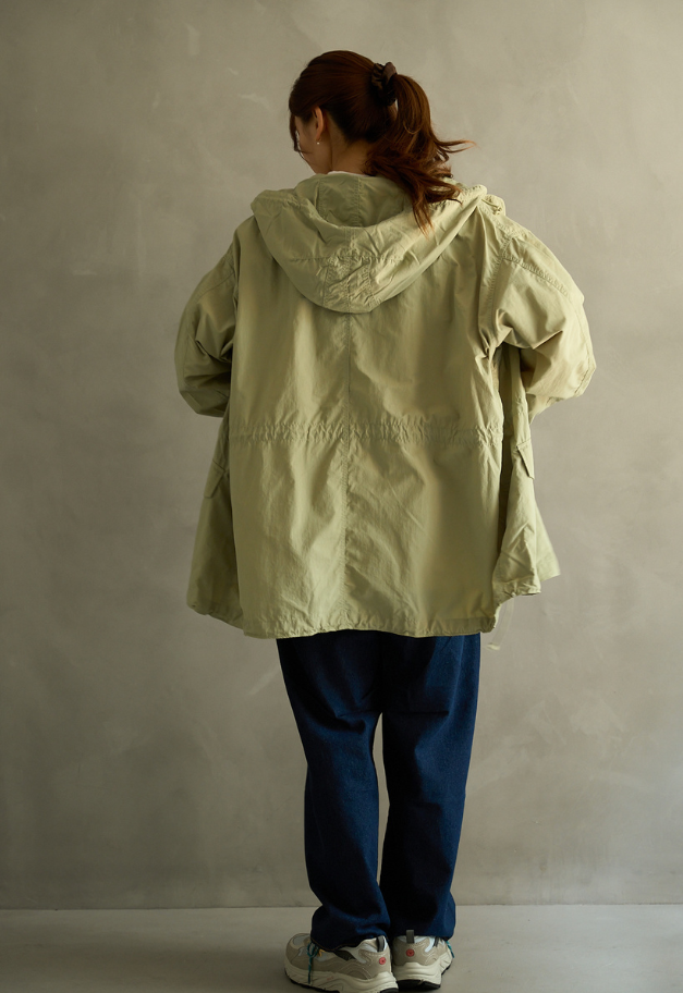 ARMY TWILL Nylon OX Hooded Coat