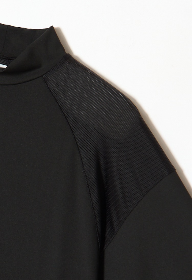 LE.NAN Logo Tape Mock-neck【UNISEX】
