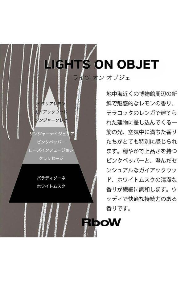 RboW ケーススタディ オードパルファム 50ml【ライツ オン オブジェ】