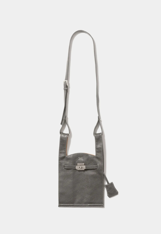 beautiful people market shoulder bag in shrink leather