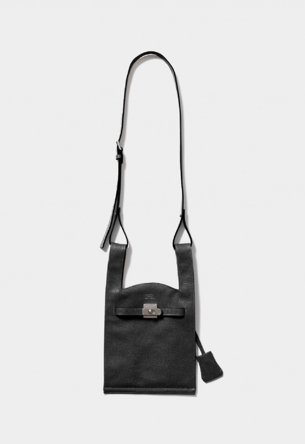 beautiful people market shoulder bag in shrink leather