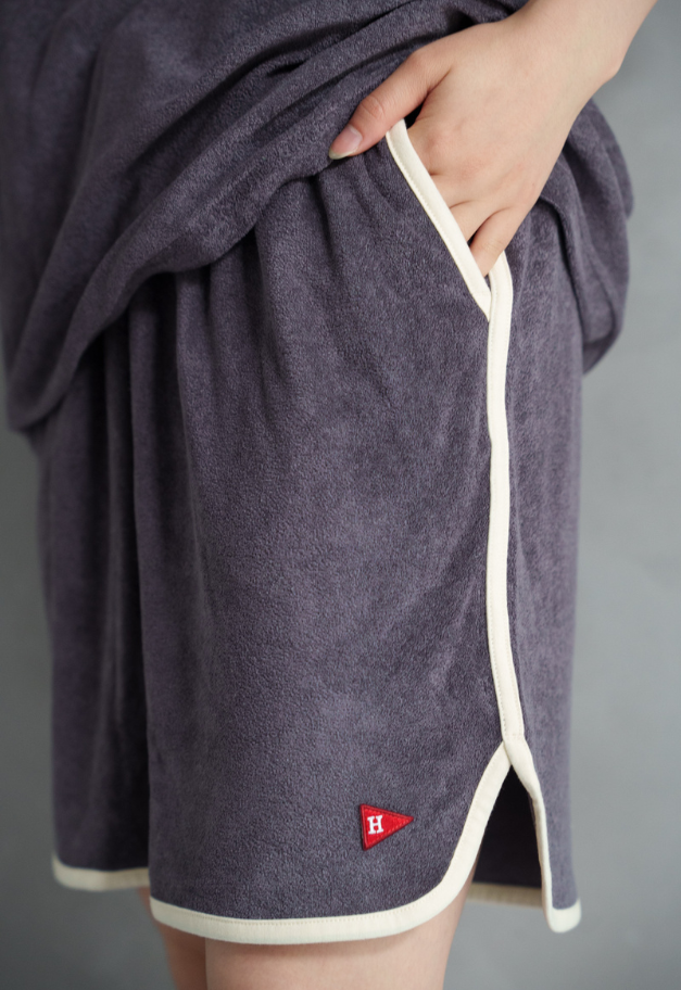 Healthknit Tri-Blend Pile Half Pants